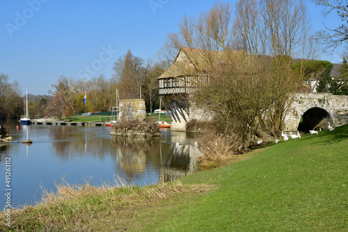 Vernon; France - march 7 2021 : old mill