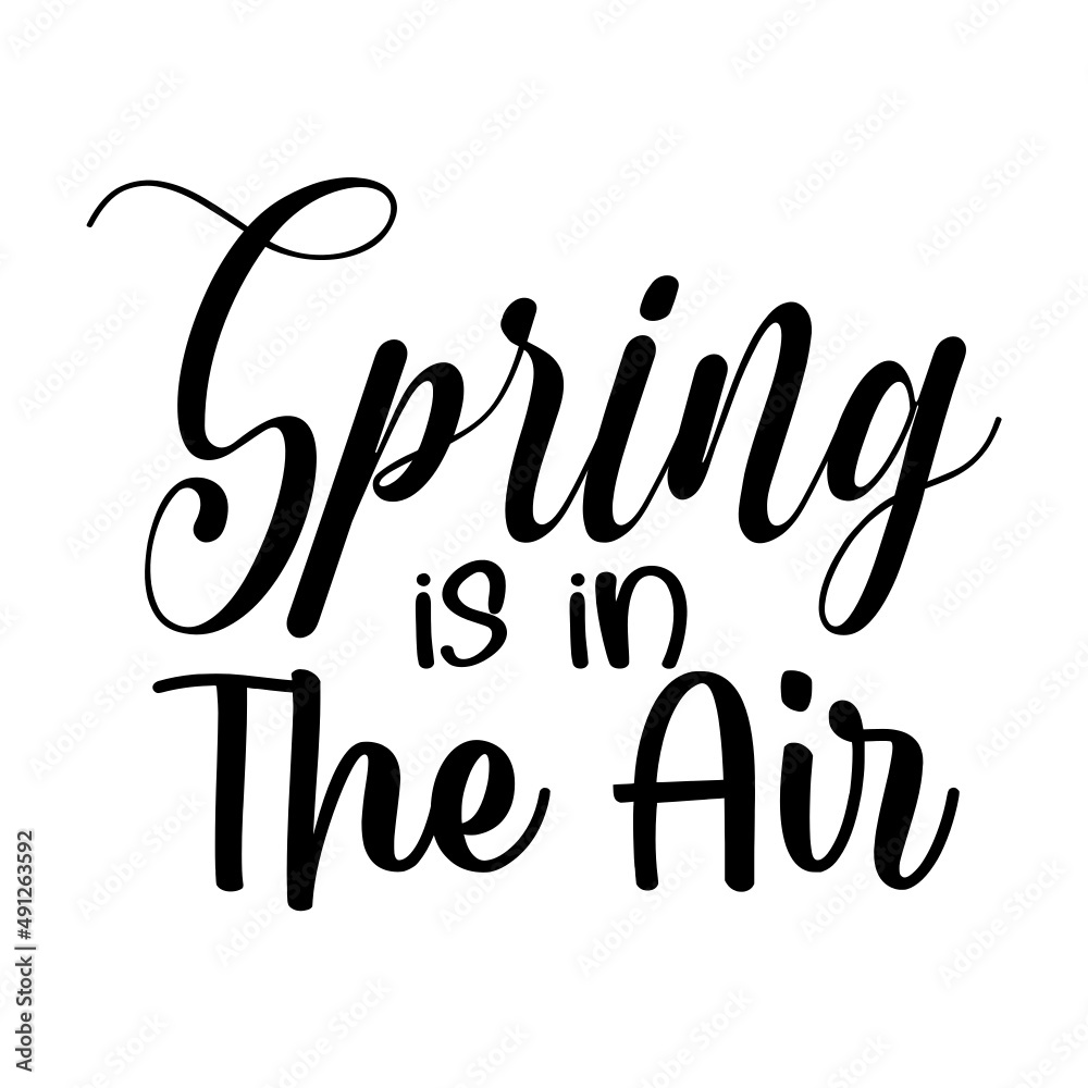Spring is in the air svg