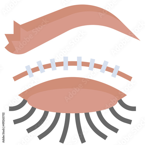 EYELID flat icon