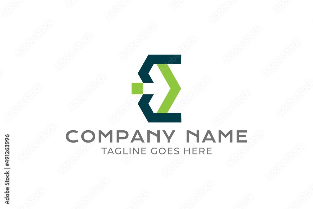 Modern letter e logo design, management logo template, arrow logo, technology logo template Modern letter e logo design, management logo template, arrow logo, technology logo template