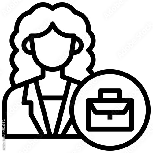 BRIEFCASE line icon
