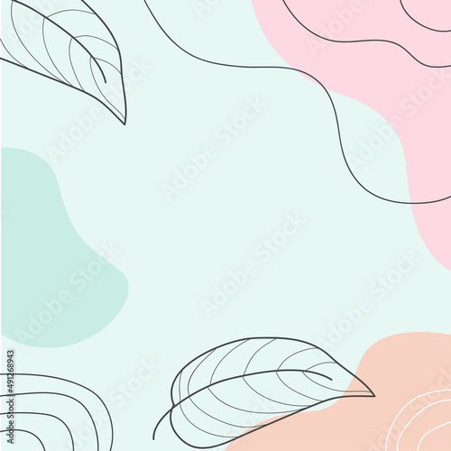 Abstract modern background with brown leaves colors