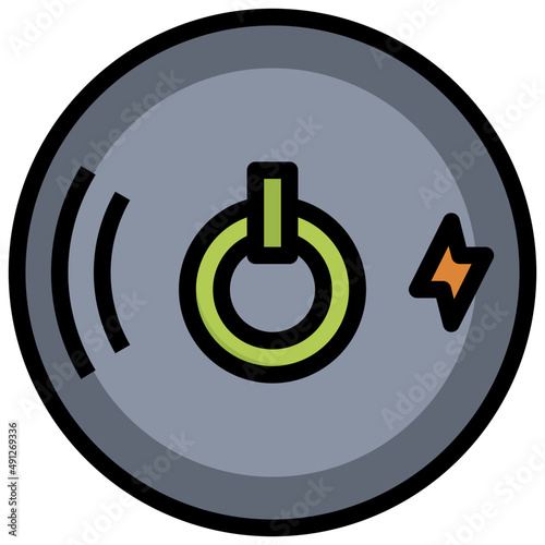 WIRELESS CHARGER5 filled outline icon photo