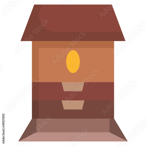 BEE HOUSE flat icon