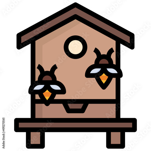 NUCLEUS HIVE filled outline icon