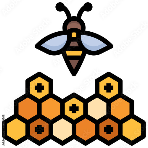 PROPOLIS filled outline icon