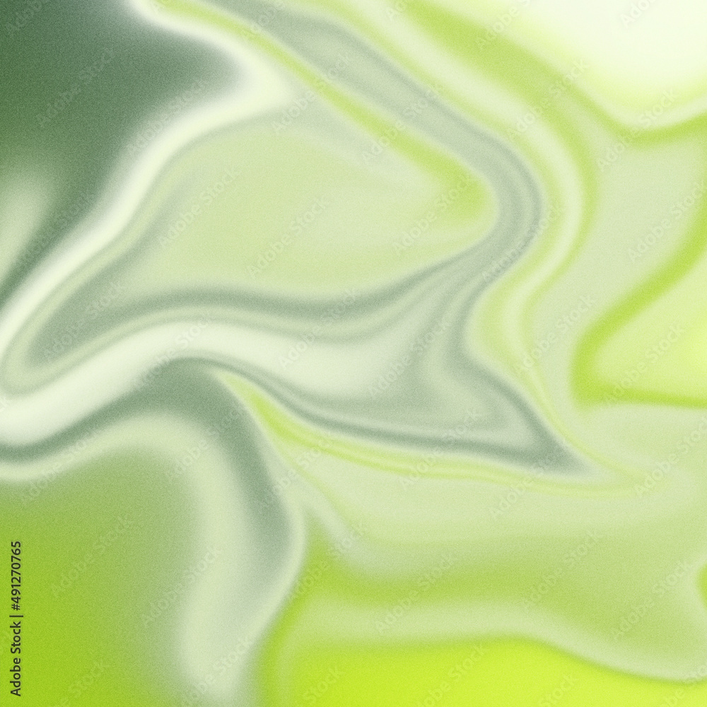 Obraz premium Bright colorful grainy gradient. Colorful green textured background for social media