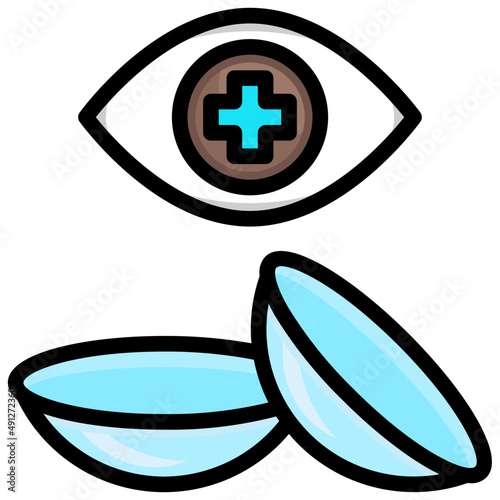 PRESBYOPIA filled outline icon