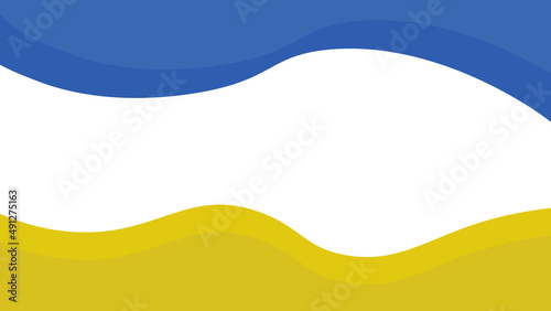 flag Ukraine with place for text. Blue and yellow background. Stop war in ukraine. russia attacked Ukraine