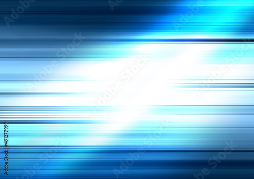 Shiny light blue vertical linear abstract technology background illustration, mirror reflection graphic concept, motion, design for cover, flyer, poster.