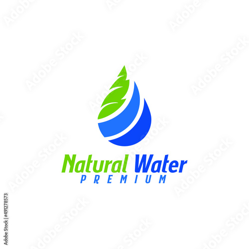 Creative Gas, Oil, and water logo, Pure drop water and gas oil