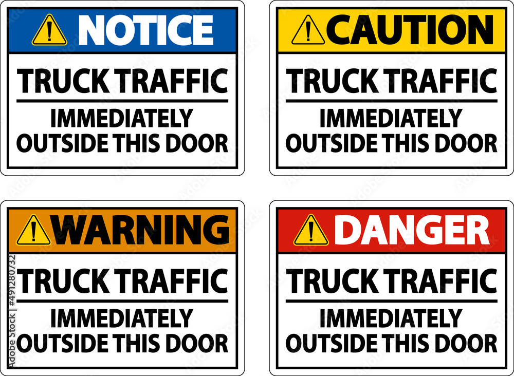 Immediately Outside This Door Sign On White Background Immediately Outside This Door Sign On White Background