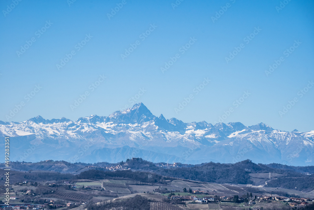 Mount Viso in Piedmont, Italy