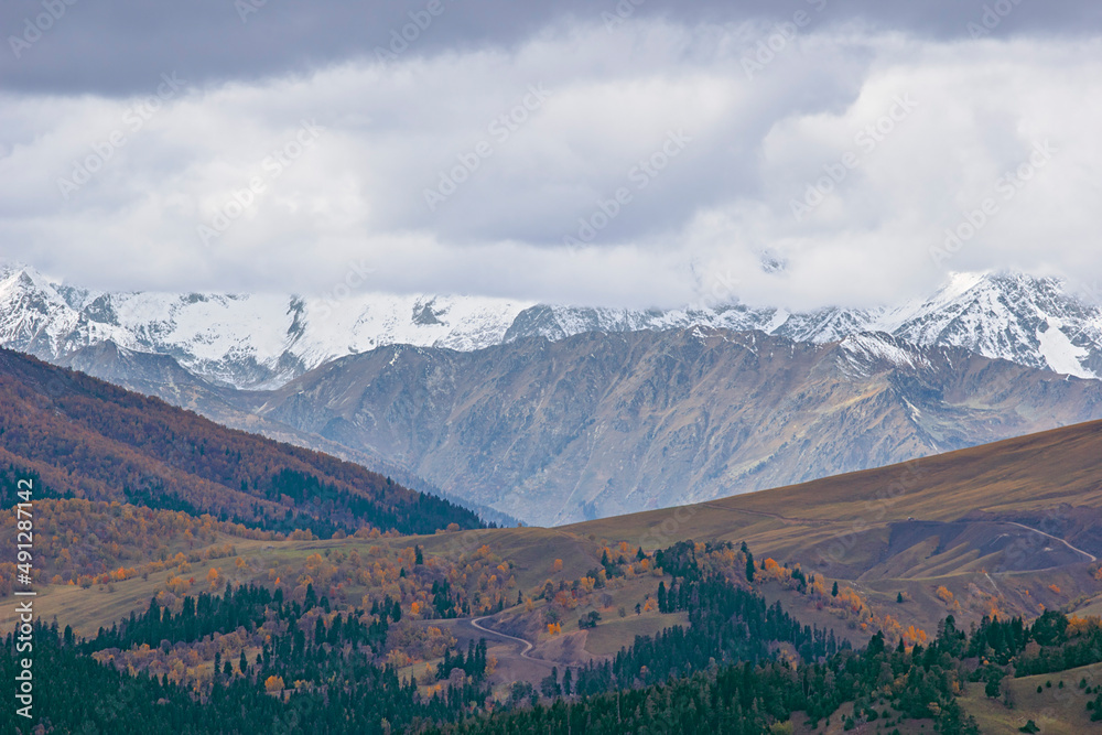 Mountains and forests of the Western Caucasus