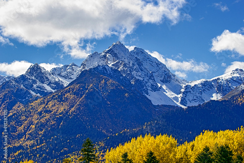 Autumn in the Arkhyz mountains