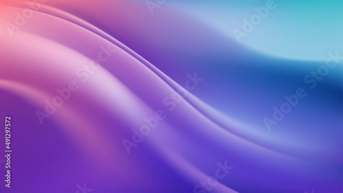 Abstract gradient background. Vector bright illustration in pink  purple  blue. Colorful wavy ultraviolet blurred wallpaper.