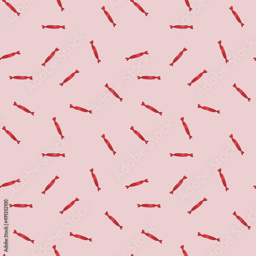 valentine day seamless pattern Sweet candy