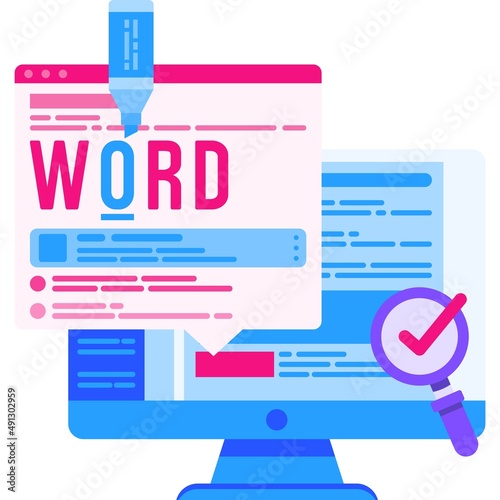 Study icon add notes to text app service vector