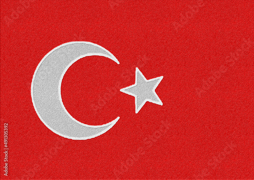 country flag turkey texture