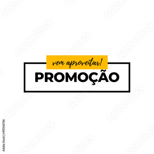 vector with offer and promotion
