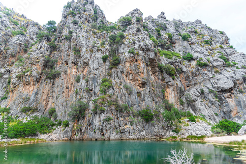 landscape in the Mountains near the sea, mallorca , Spain