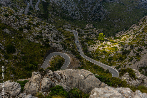 landscape in the Mountains near the sea, mallorca , Spain