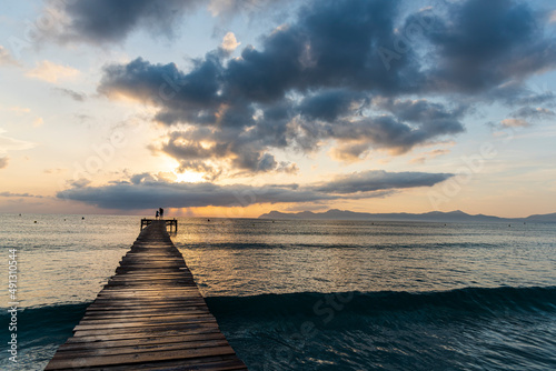 landscape at the sea in Mallorca, Spain