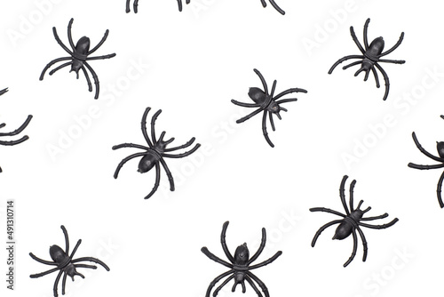 halloween decor plastic spider toy