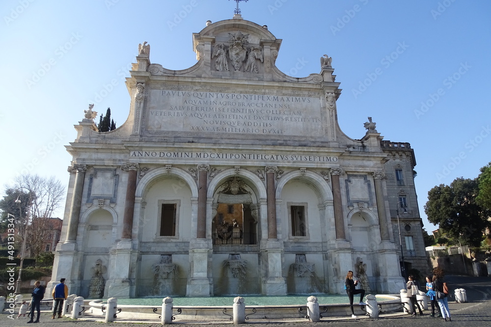 Obraz premium roma fontanone