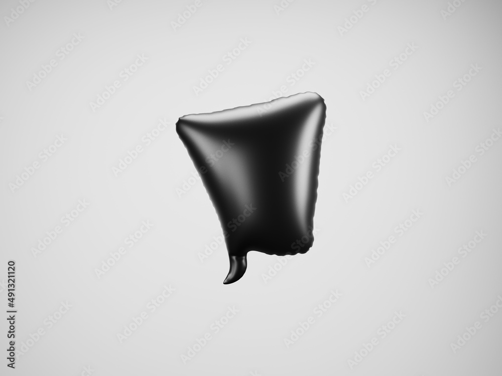 Black Speech Balloon Black Speech Balloon