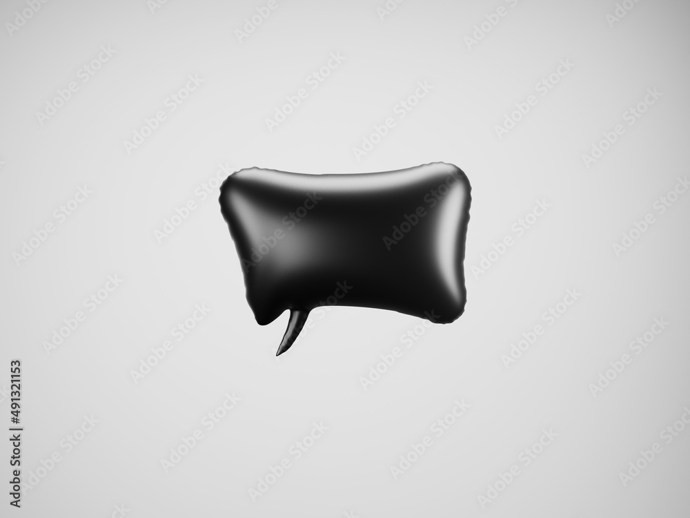 Black Speech Balloon Black Speech Balloon