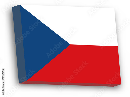 3D vector flag of Czech Republic Free Download 3D vector flag of Czech Republic - GFXLoad