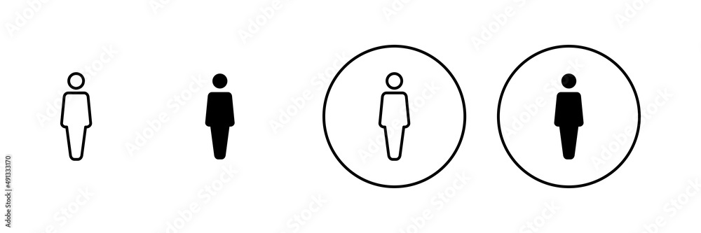 Man icons set. male sign and symbol. human symbol Man icons set. male sign and symbol. human symbol