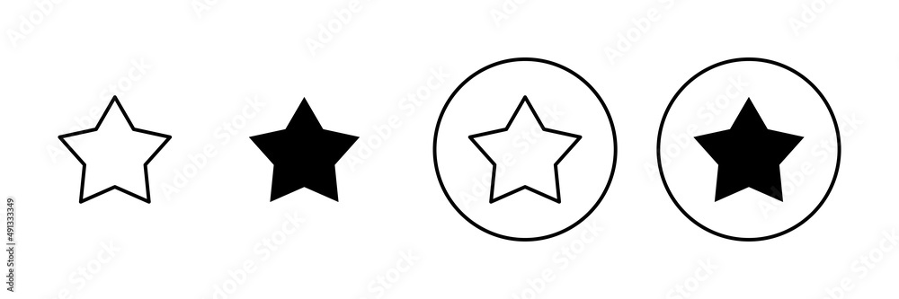 Star Icons set. rating sign and symbol. favourite star icon Star Icons set. rating sign and symbol. favourite star icon