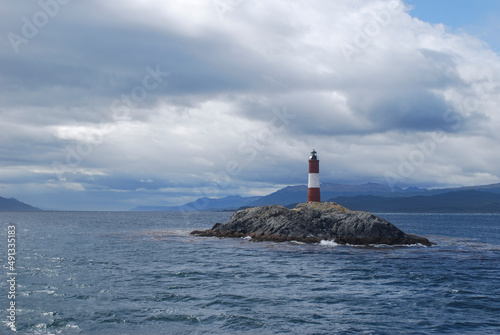 Lighthouse at the end of the world in the beagle channel, Ushuaia, Argentina © Juan