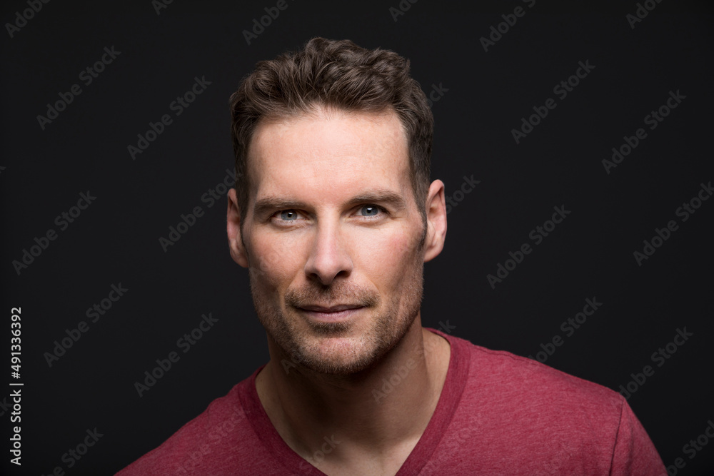 Studio portrait of man Studio portrait of man
