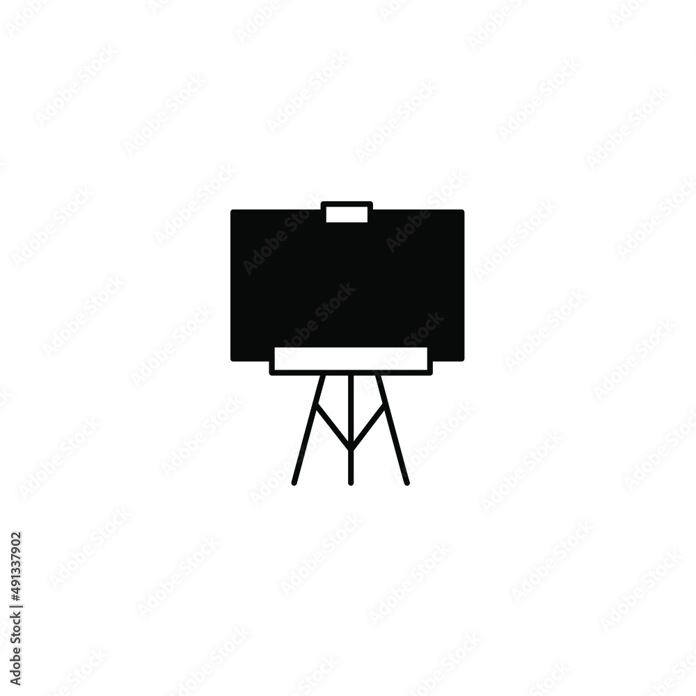 standing easel icon symbol vector elements for infographic web standing easel icon symbol vector elements for infographic web