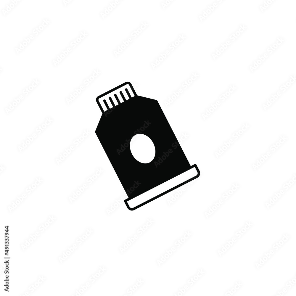 paint tube icon symbol vector elements for infographic web