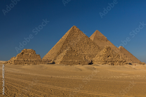 The Great pyramids of Giza  Egypt