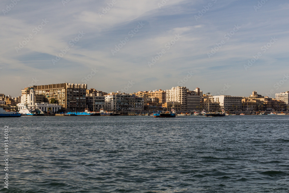 Skyline of Port Said, Egypt