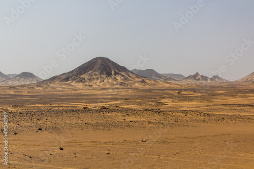 Landscape of the Black Desert, Egypt