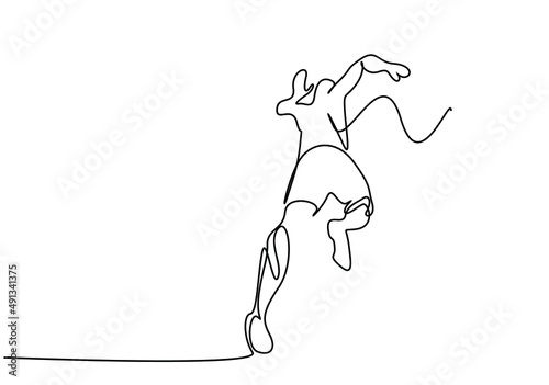 one tough athletic male man is pushing himself and getting motivated. a man going on summer vacation getting ready to jump into the sea