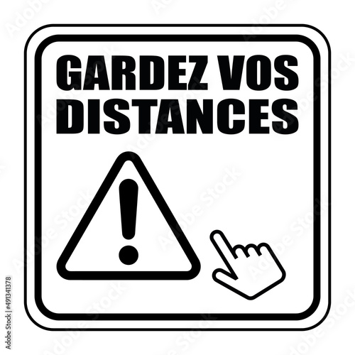 Logo gardez vos distances.
