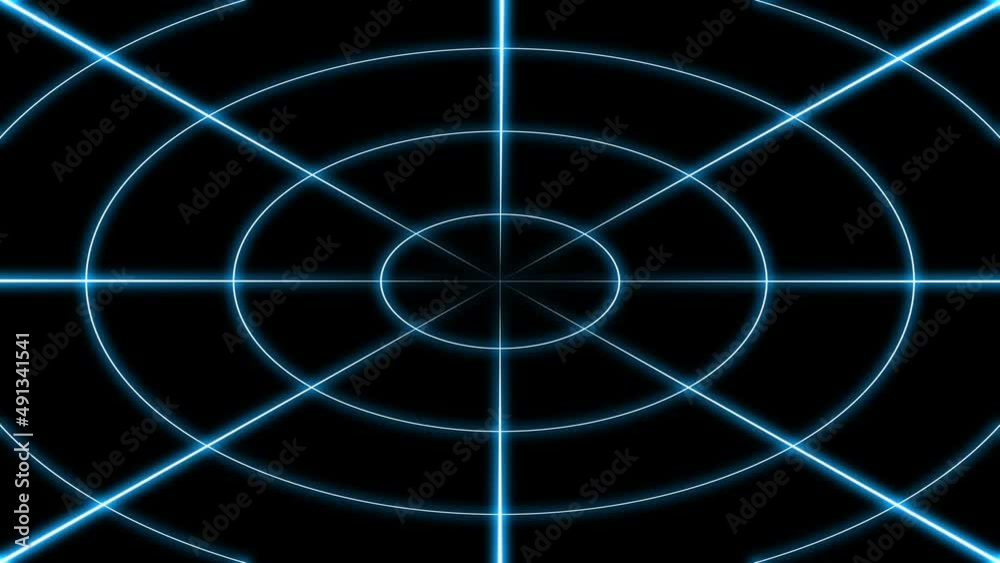 Blue light wireframe tunnel. Loop ready animation of flight through digital tunnel. Neon lights abstract motion animated background. Blue light wireframe tunnel. Loop ready animation of flight through digital tunnel. Neon lights abstract motion animated background.