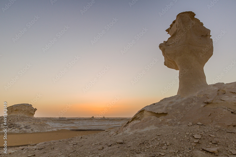 Sunset in the White Desert, Egypt