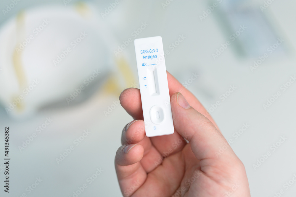 Corona virus antigen fast test. Lab card kit test for COVID-19. Corona virus antigen fast test. Lab card kit test for COVID-19.