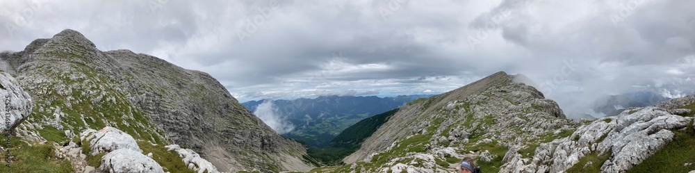 panorama of the mountains