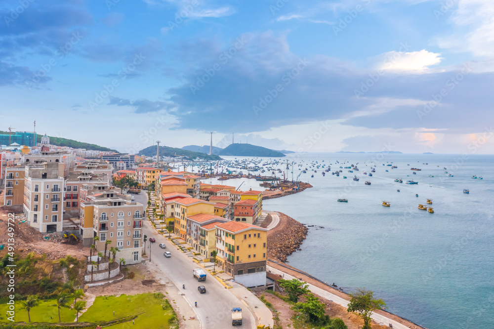 An Thoi new urban area Phu Quoc, also known as the mediterranean city of Vietnam