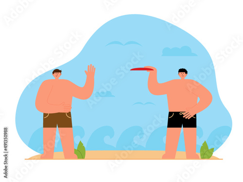 Beach vector illustration