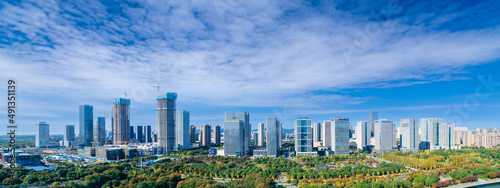 Urban scenery of Wuxi City, Jiangsu Province